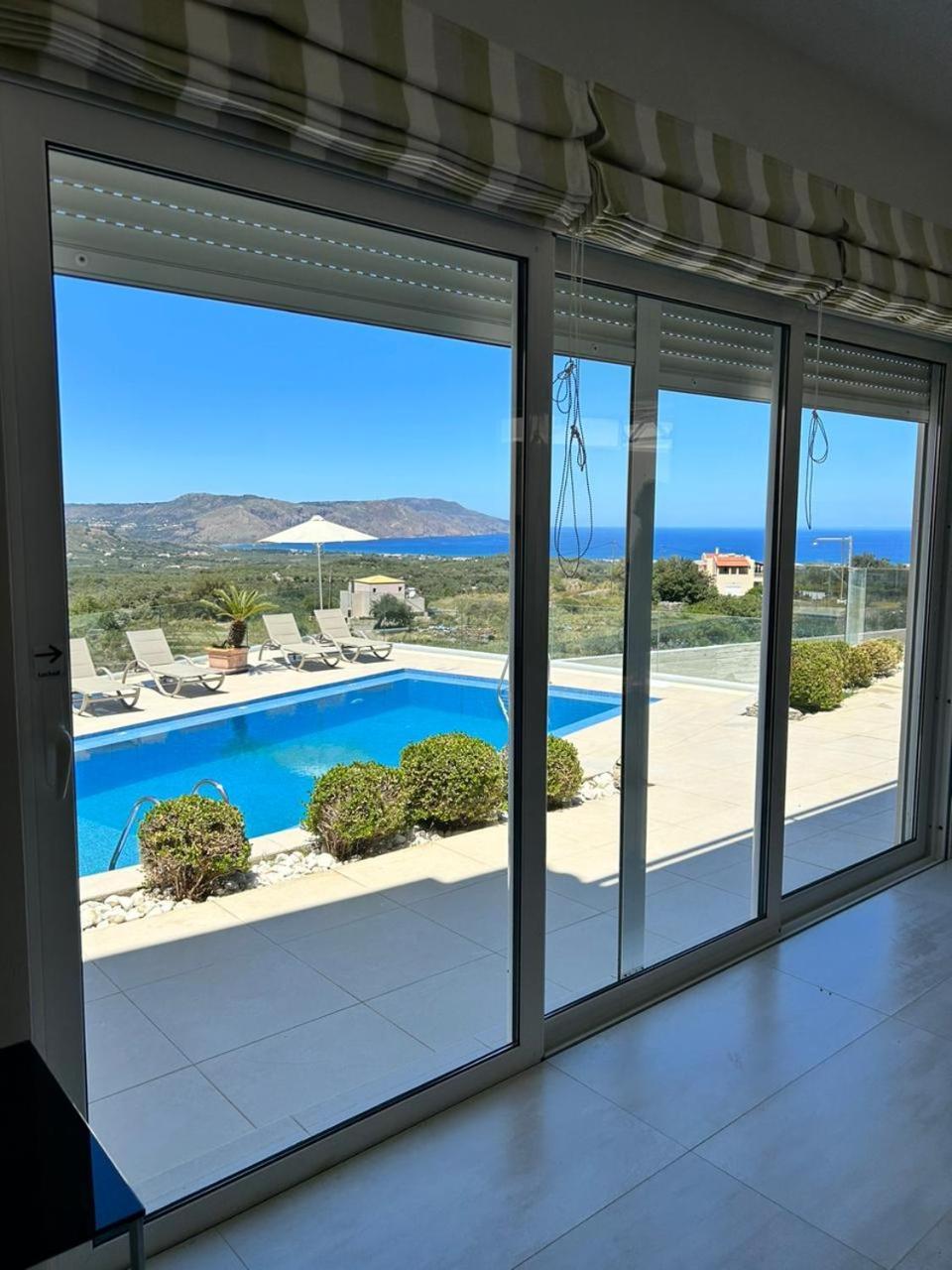 Villa Vuna - Private Pool -Sea View Chania  Luaran gambar