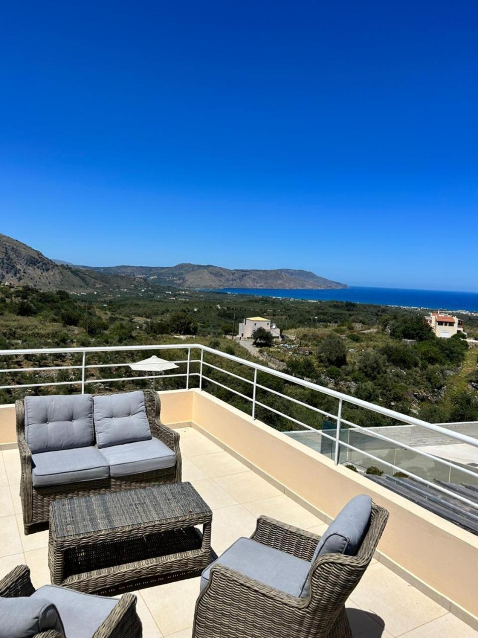 Villa Vuna - Private Pool -Sea View Chania  Luaran gambar