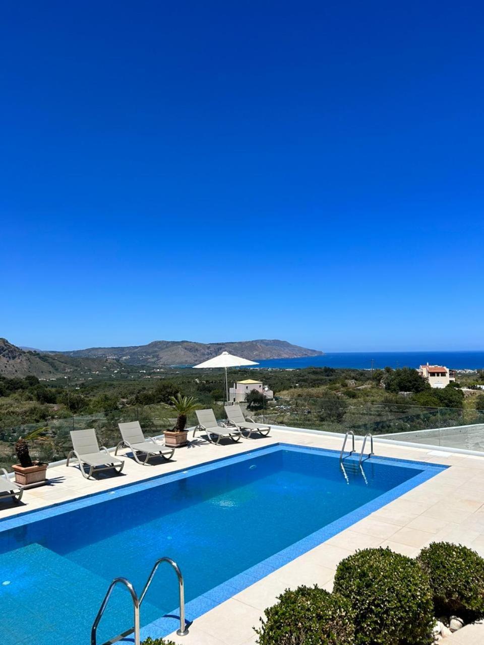Villa Vuna - Private Pool -Sea View Chania  Luaran gambar