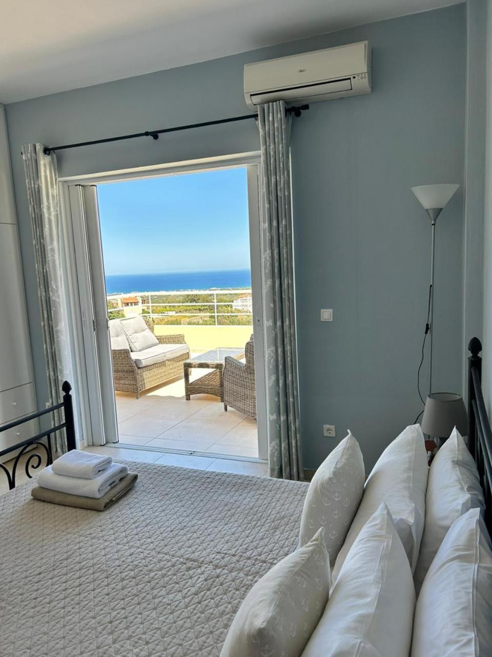 Villa Vuna - Private Pool -Sea View Chania  Luaran gambar