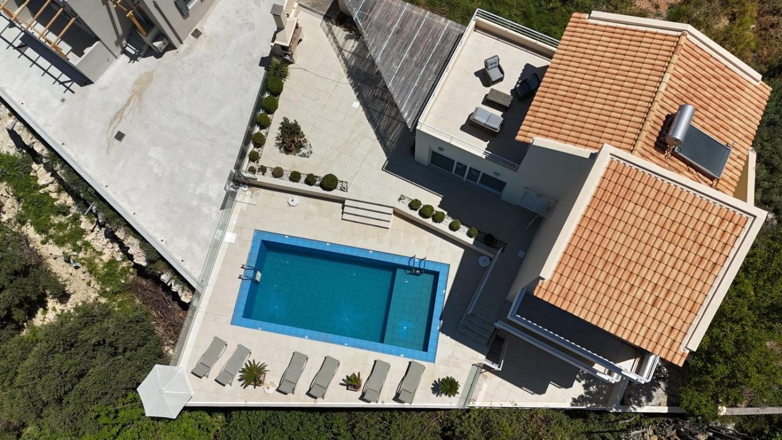 Villa Vuna - Private Pool -Sea View Chania  Luaran gambar